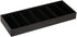 JackCubeDesign 7 Compartments Sunglasses Organizer, Leather Eyelgass Storage Tray Box for Table Desk Drawer (Carbon Design Black, 17.4 x 6.7 x 1.97) - MK378A